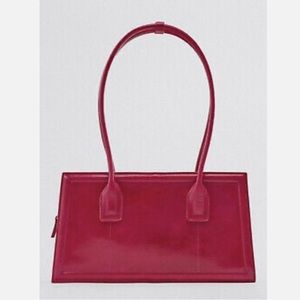 Zara Leather Shoulder Bag, NWT, Red